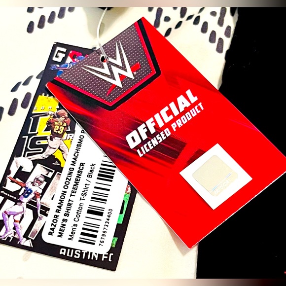 NWT WWE 500 Level Throwback Razor Ramon T-Shirt Mens Small. - Picture 2 of 2